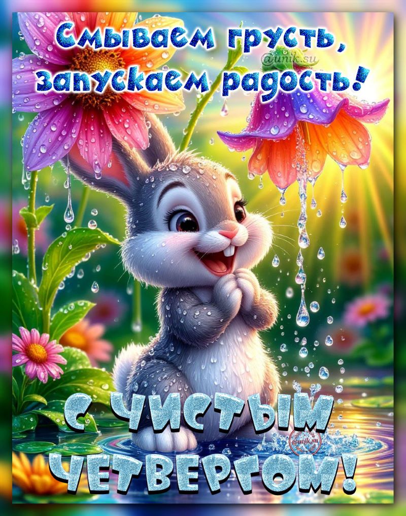 с чистым четвергом картинки с надписями