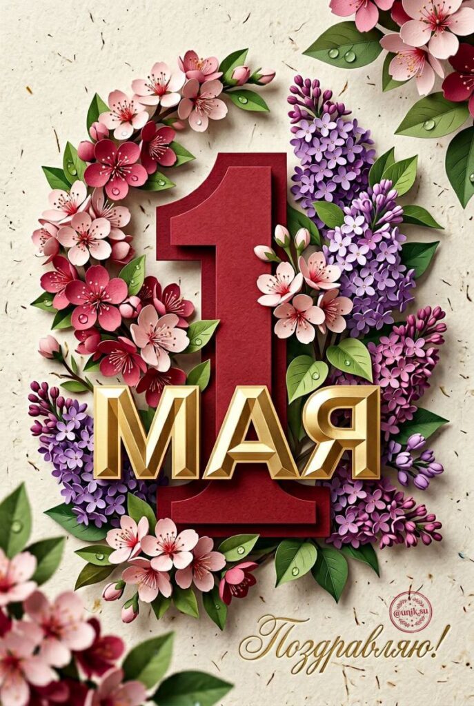 поздравления с 1 мая открытки