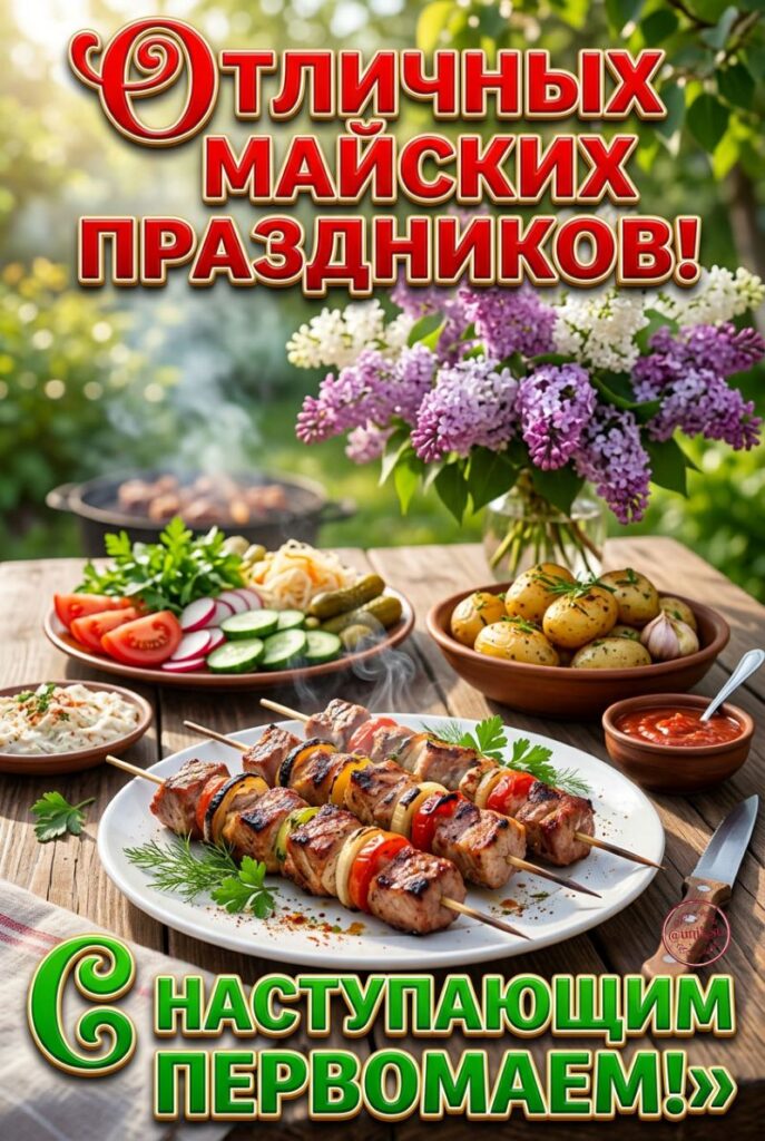поздравления с 1 мая открытки