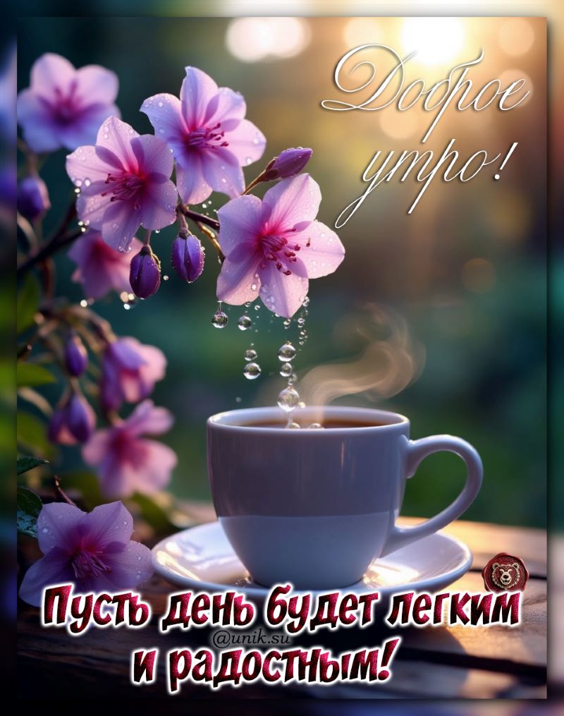 доброе утро понедельника новые