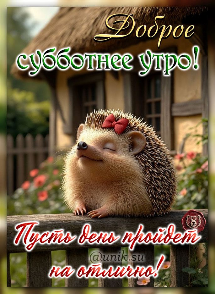 доброе мартовское утро субботы картинки