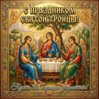 Картинки и открытки с праздником Святой Троицы: красивые поздравления с Троицей