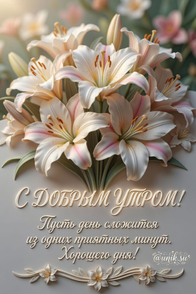Новая Июньская Открытка с Добрым Утром