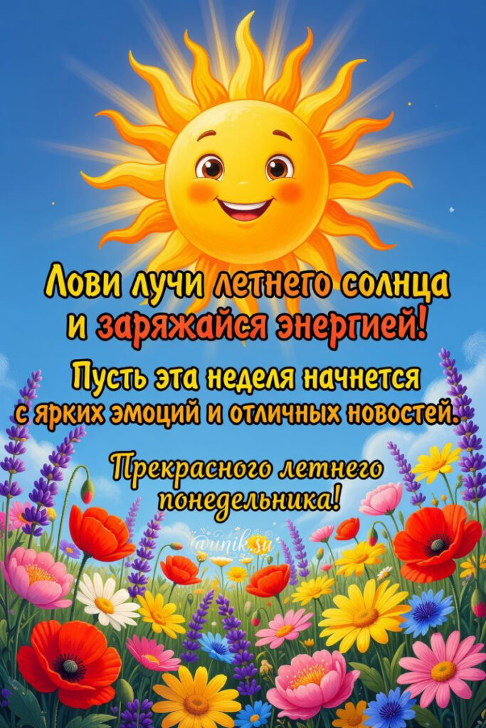 Хорошего Дня Картинки Пожелания Понедельник - яркая картинка на неделю
