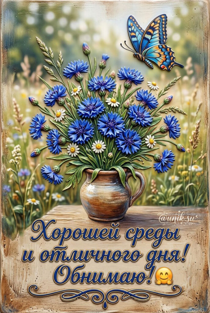 Пожелания Хорошего Дня Среды Картинки с цветами