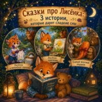 Сказка про лисенка для детей: 3 уютные сказки на ночь про лисенка