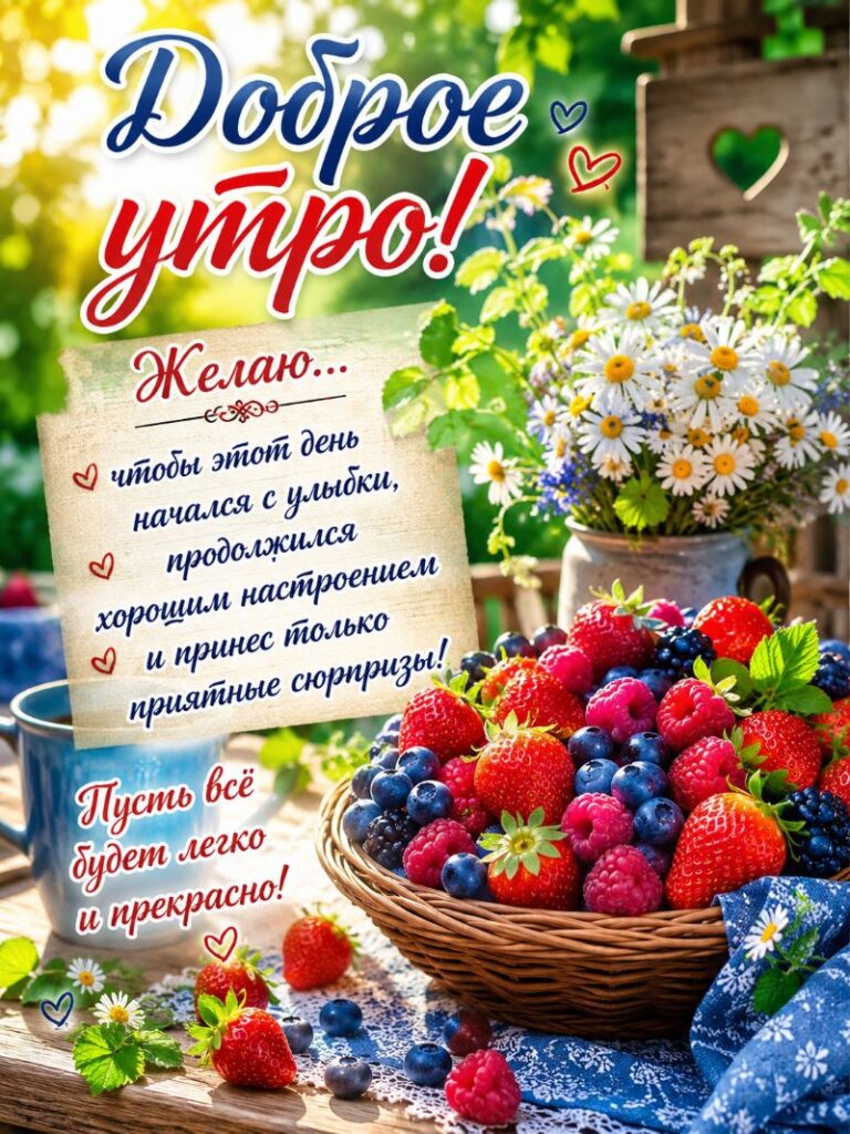 Доброе Утро Картинки Новые Позитивные