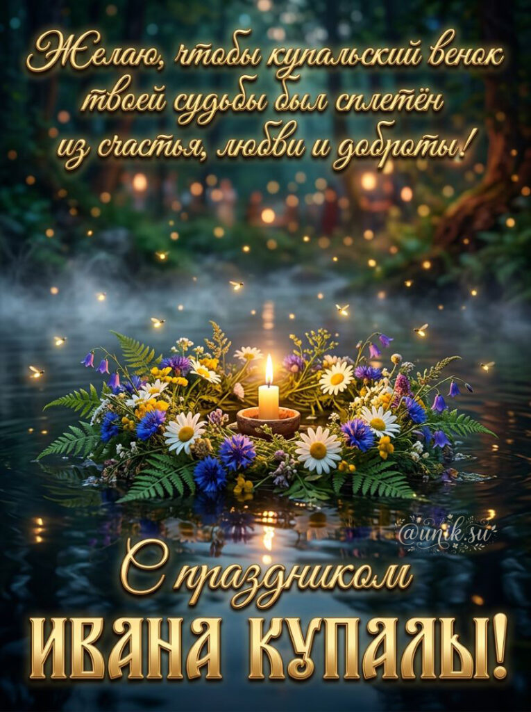 Открытки с Праздником Ивана Купала