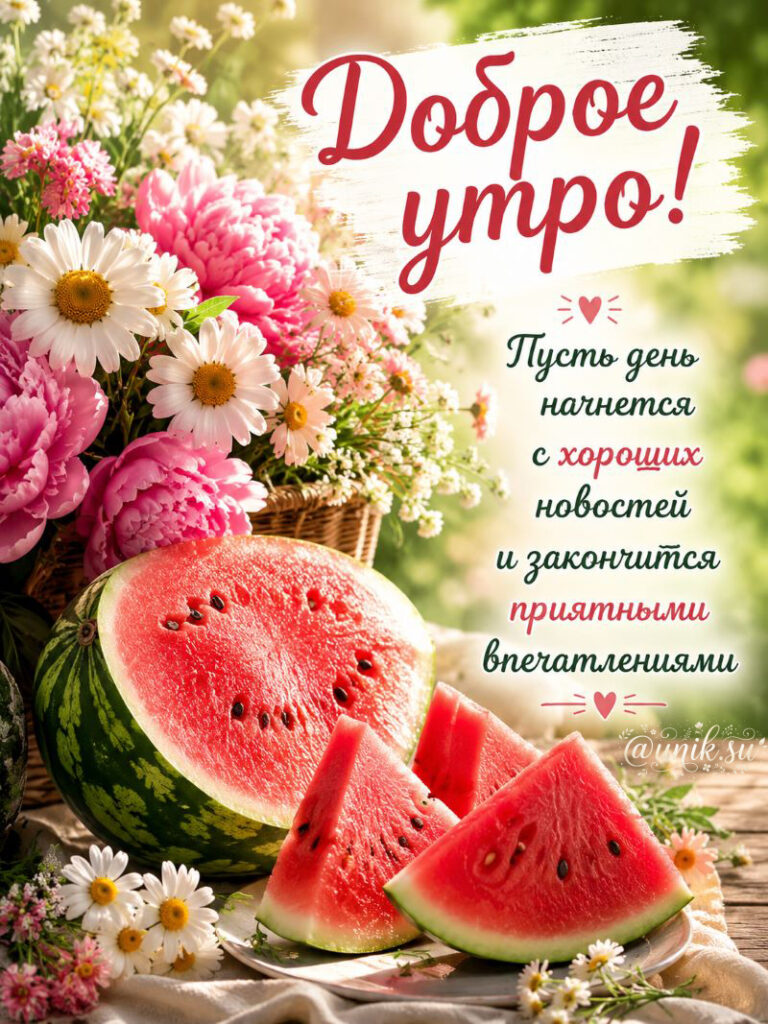 Пожелания Доброго Августовского Утра