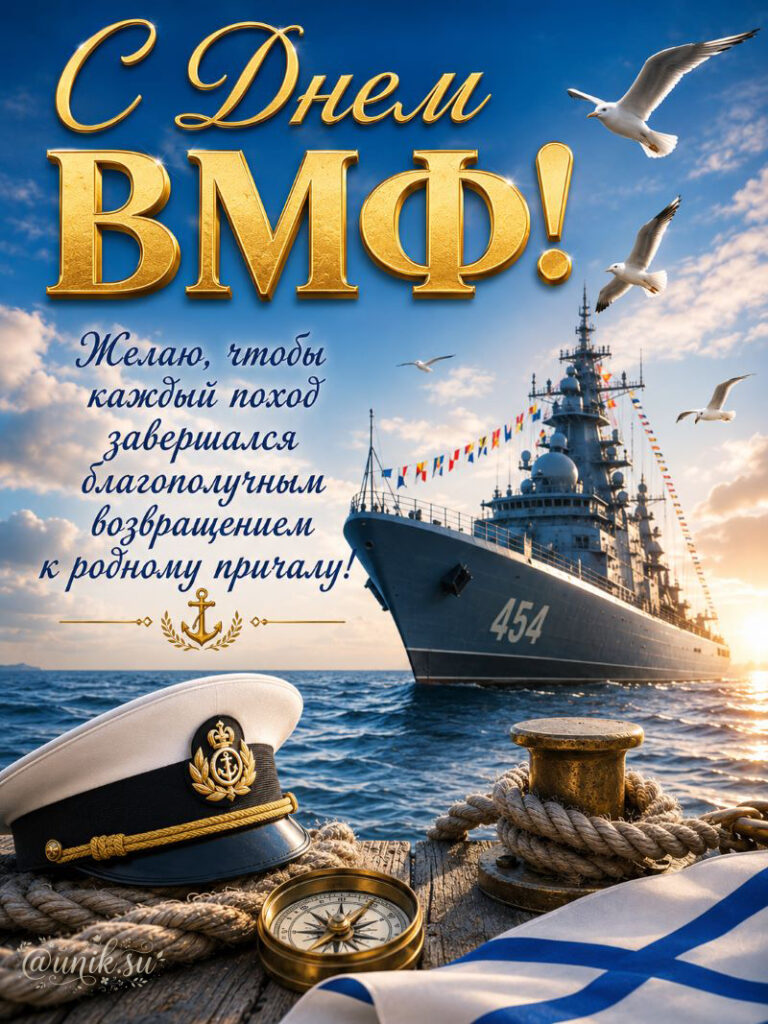 С Днем ВМФ Поздравления Открытки с пожеланием