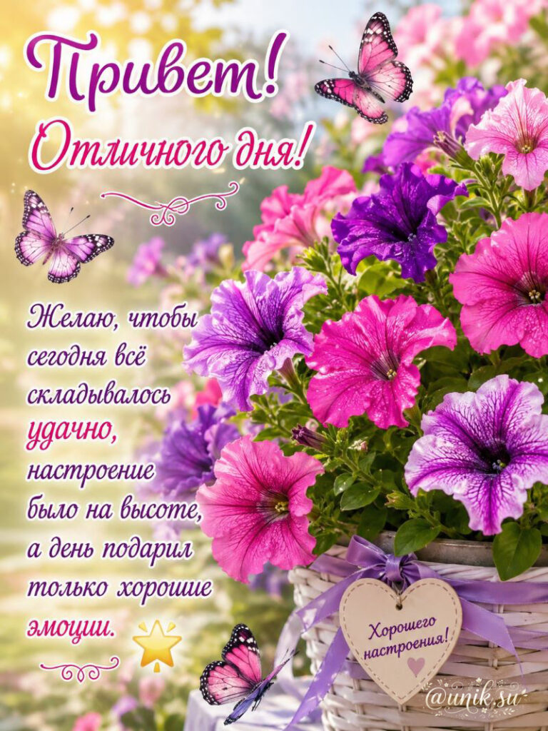 Доброе Утро Пожелание Позитивное Новые с бабочками