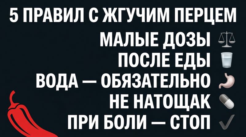 5 правил употребления жгучего перца для здоровья и похудения