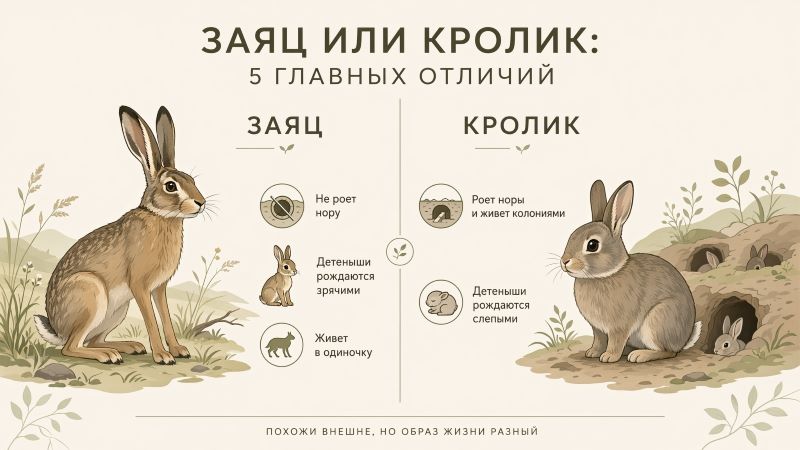 Интересные Факты Про Зайкев Жизн Повадки и Отличия От Кроликов