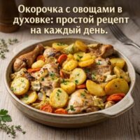 Окорочка с овощами в духовке: простой рецепт на каждый день